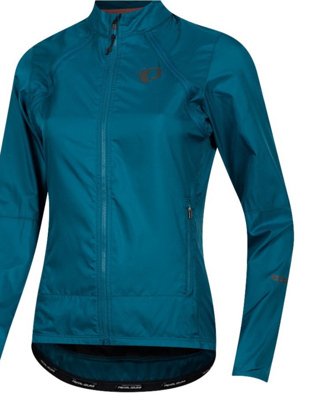 Pearl Izumi Women's Teal convertible to vest Cycling Jacket windbreaker